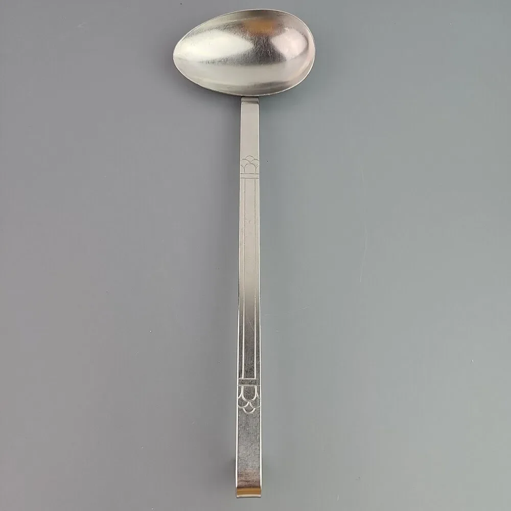 Gero Zilmeta Hanging Stainless Steel Side Pouring Ladle 9.25 Inch Handle Holland